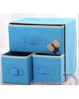 HL1011 3 in 1 DIY Storage Box Sky