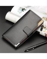LG1002 Men's Long Wallet Black