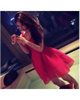 WD21543 Charming Puffy Dress Red