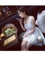 WD21543 Charming Puffy Dress White