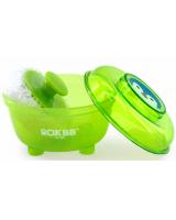 BP-421 POWDER PUFF CONTAINER GREEN