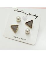 KR-130 Classic Earring Grey