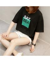 GW2246 Korea Loose Top Black