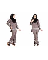 QA-455 Muslimah Set Wear Grey