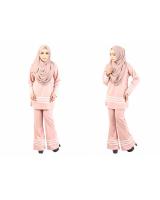 QA-455 Muslimah Set Wear Pink