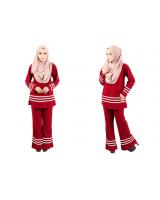 QA-455 Muslimah Set Wear Red