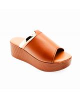 RS002 High Wedges Sandal Brown