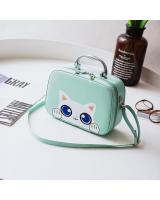KW80357 Cute Box Sling Bag Light Green