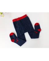 WE7651 Comfy Baby Girl Legging Dark Blue