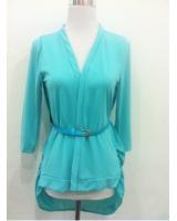 WJ21626 Stylish Cardigan Turquoise