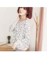 WT21696 Fashion Top White