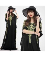 JW5001 Quality Batwing Dress Black