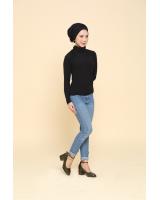 HA049 Carved Mid Heels Green