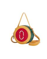 KW80379 Circle Fashion Sling Bag Red Green