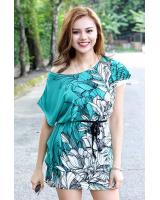 QA-473 Ladies Beach Kaftans Green