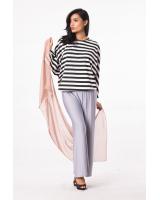 JW5034 Fashion Top & Pant Set Grey