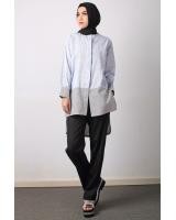 JW5043 Stylish Top & Pant Set Light Blue