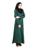 QA-486 Muslimah Stylish Jubah Green