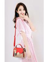QA-506 Lovely Bear Casual Handbag Red
