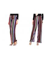 QA-519 Multicolor Striped Pants Green Multi