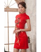 JW5076 Fashion Cheongsam Red