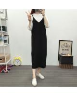 JW5079 Fashion Strap Dress Black