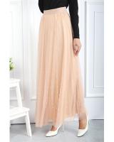 QA-544 VOGUE FLARED SKIRT CREAM