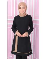 QA-557 WOMEN'S BLOUSE BLACK