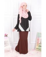 QA-587 ELEGANT WOMEN'S BLOUSE BLACK