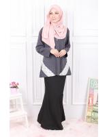 QA-587 ELEGANT WOMEN'S BLOUSE GREY