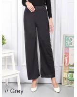 QA-589 ELASTIC MODERN PANTS GREY