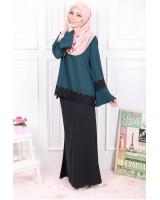 QA-596 CLASSIC LACE BLOUSE GREEN