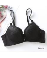QA-606 LACE PUSH UP BRA BLACK