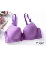 QA-607 WOMEN'S PLUS SIZE BRA PURPLE
