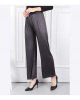 QA-610  STRAIGHT PANTS BLACK