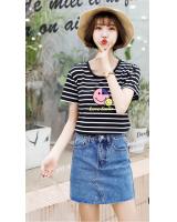 QA-627 PRINTED T- SHIRT LOVE SMILE