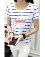 QA-627 PRINTED T- SHIRT NOTHING IMPOSSIBLE