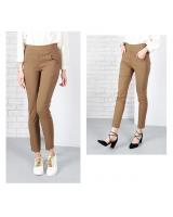 QA-636 STRETCHABLE PANTS BROWN