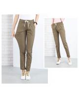 QA-639 CASUAL WOMEN'S TROUSERS BROWN