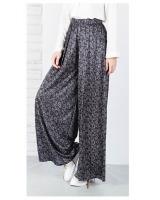 QA-650 PLUS SIZE PRINTED PANTS FLOWER