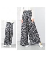 QA-650 PLUS SIZE PRINTED PANTS RETRO
