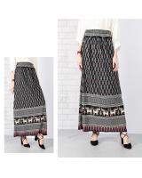 QA-651 PRINTED MAXI SKIRT 01