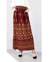 QA-651 PRINTED MAXI SKIRT 08