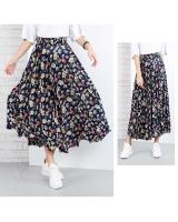 QA-652 WOMEN'S PRINTED SKIRT 01