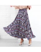 QA-652 WOMEN'S PRINTED SKIRT 03