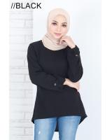 QA-657 MODERN STYLISH BLOUSE BLACK