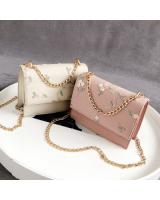 KW80469 WOMEN'S SQUARE SLING BAG CREAM