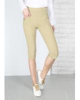 QA-680 WOMEN'S STRETCHABLE PANTS KHAKI