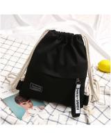 KW80511 DRAWSTRING WOMEN'S BAG BLACK