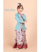 QA-698 KIDS KEBAYA SET DUST BLUE